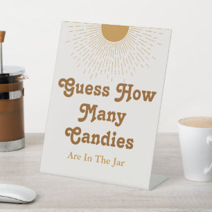 Baby shower spel, Partij decoratie teken Reclamebord Met Voetstuk
