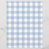 Baby shower Spel Sjabloon (Achterkant)