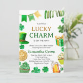 Baby shower St. Patrick Invitation (Debout devant)