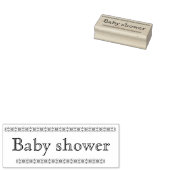 Baby shower stempel (Gestempeld)