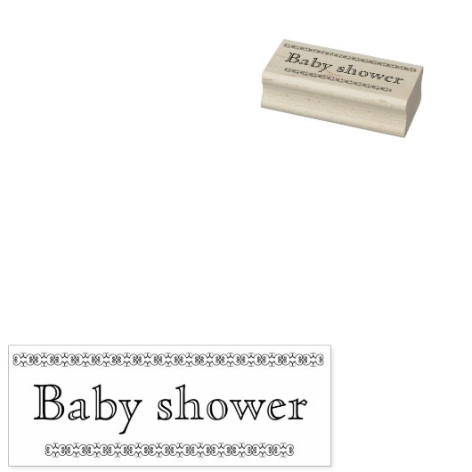 Baby shower stempel (Gestempeld)