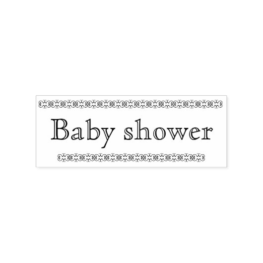 Baby shower stempel (Afrduk)