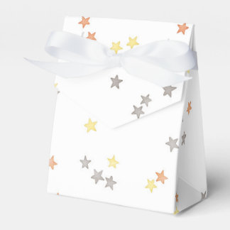 Baby shower sterren bedankdoosjes