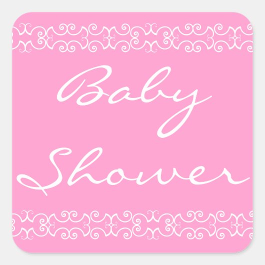 Baby shower Sticker (Voorkant)
