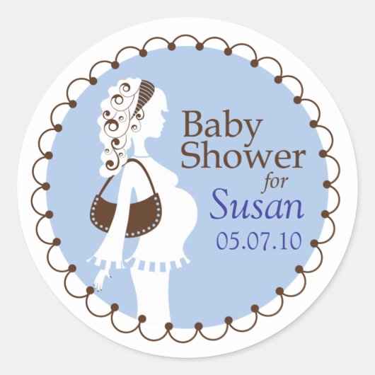 Baby shower Sticker (Voorkant)
