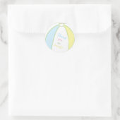 Baby shower Sticker Beach Ball (Tas)