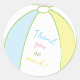Baby shower Sticker Beach Ball