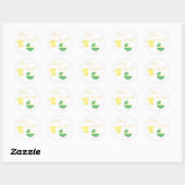 Baby shower Sticker, generiek Ronde Sticker (Vel)