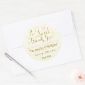 BABY SHOWER STICKER | Hartelijk dank (Envelop)