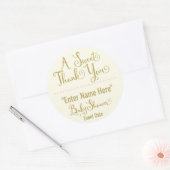 BABY SHOWER STICKER | Hartelijk dank (Envelop)