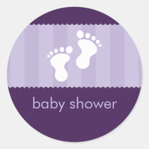 BABY SHOWER STICKER :: pieds heureux 15