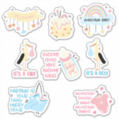 Baby shower Stickers (Voorkant)