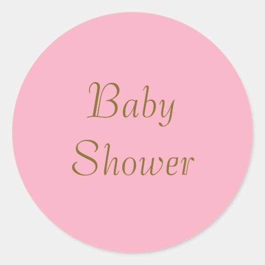 baby shower... Stickers (Voorkant)