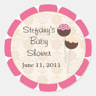 Baby shower Stickers Cake Poppen