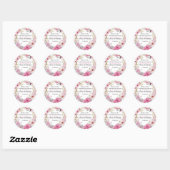 Baby Shower Stickers – Custom Labels & Decorations (Feuille)