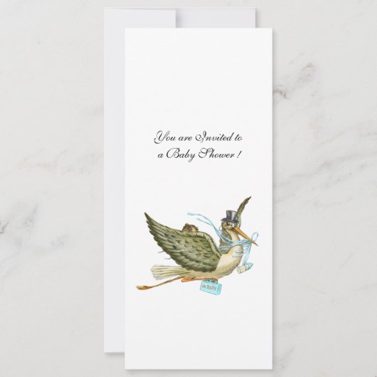 BABY SHOWER STOREN KAART (Voorkant)