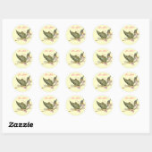 BABY SHOWER STOREN RONDE STICKER (Vel)