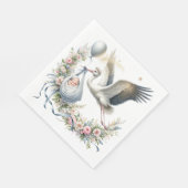 Baby shower Stork Servet (Hoek)