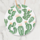 Baby shower succulent Cactus merci étiquettes (Dos)