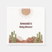 Baby shower Sun Desert Cactus-Baby shower