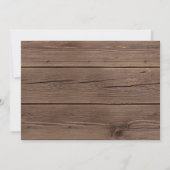 Baby shower Sunflow Wood BBQ Couples Invitation (Dos)