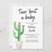 Baby shower Taco Bout Baby Invitation (Devant)