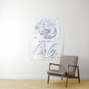 Baby Shower   Tapisserie de sirène pour petite fil