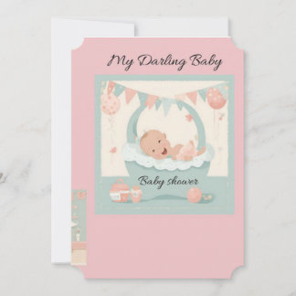 baby shower tarjeta kaart