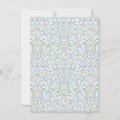 Baby shower Tea Party - Baby Boy II Invitation (Dos)