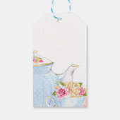 Baby shower Tea Party Dank u Cadeaulabel (Achterkant)