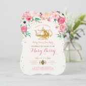 Baby shower Tea Party Invitation (Debout devant)