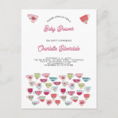 Baby shower Tea Party Invitation (Devant)