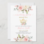Baby shower Tea Party Invitation (Devant)
