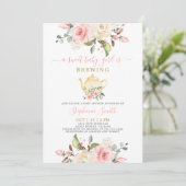 Baby shower Tea Party Invitation (Debout devant)