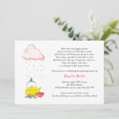 Baby shower Tea Party Invitation pour le 2e 3e béb (Debout devant)