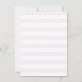 Baby shower Teddy Bear Pink Balloons Invitation (Dos)