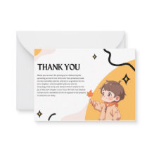 Baby shower Thank you cards