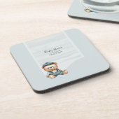 Baby shower Thème Dessous de verre en plastique du (Côté gauche)