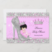 Baby shower Tiara Kaart (Voorkant)