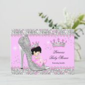 Baby shower Tiara Kaart (Staand voorkant)