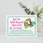 Baby shower Tropical Toucan Apportez Une Carte De (Debout devant)