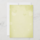 Baby shower Twin Invitation Deux Pois Dans Un Bleu (Dos)