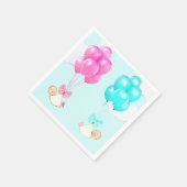 Baby shower Twins Servet (Hoek)