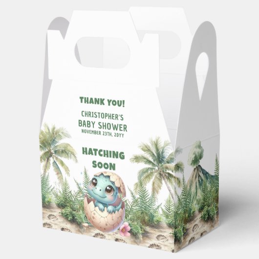 Baby shower Uitkomen Binnenkort Bedankt Box Bedankdoosjes (Geopend)