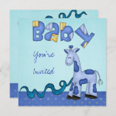 baby shower uitnodigen kaart (Voorkant / Achterkant)