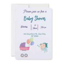 Baby shower Uitnodiging