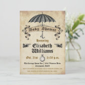 Baby shower Uitnodiging (Staand voorkant)