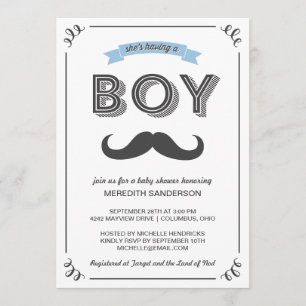  Baby shower Uitnodiging