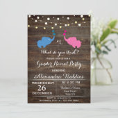 Baby shower Uitnodiging (Staand voorkant)