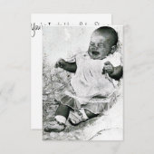 baby shower Uitnodiging (Voorkant / Achterkant)